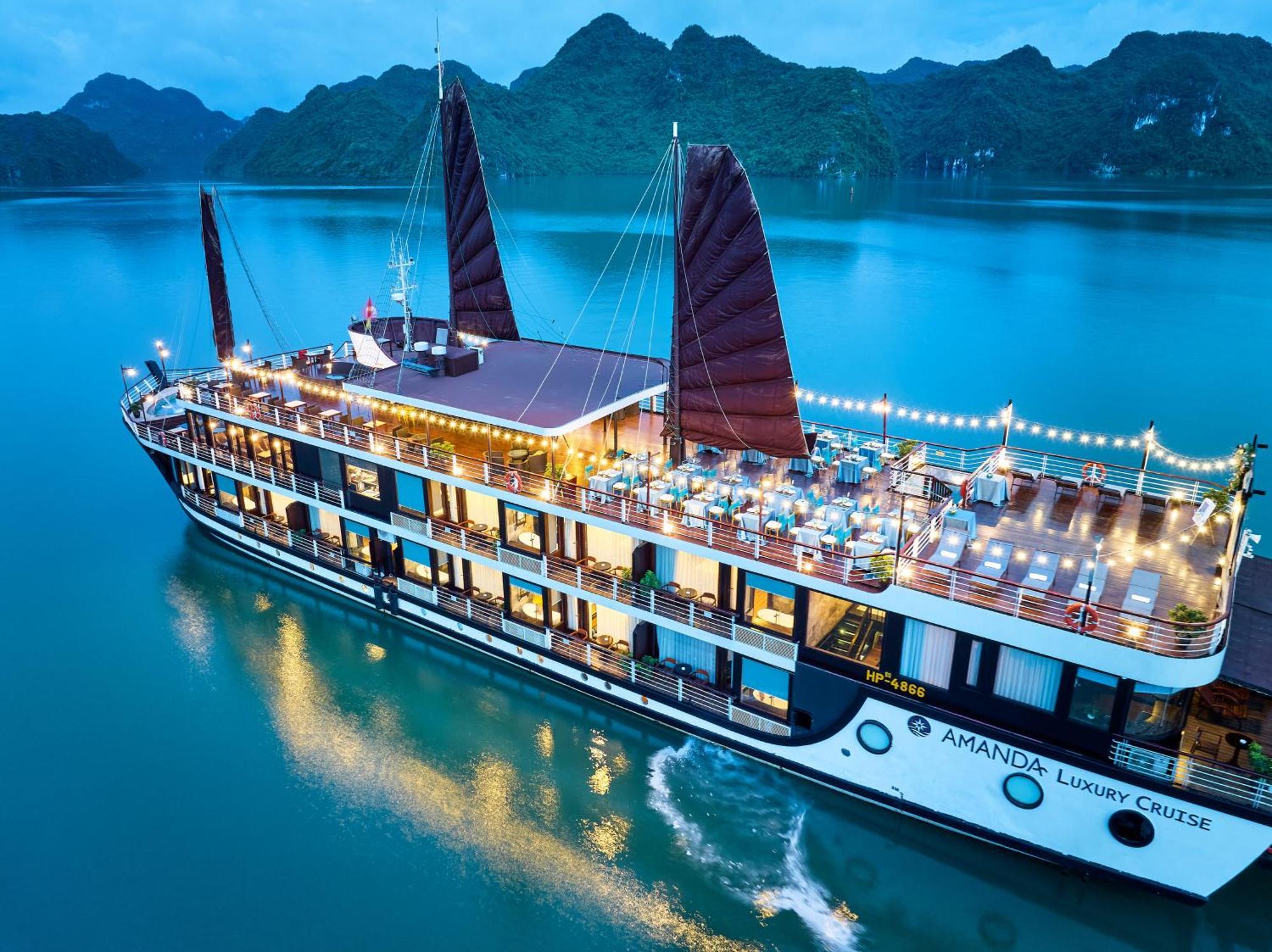 Отель Amanda Luxury Cruise Халонг Экстерьер фото