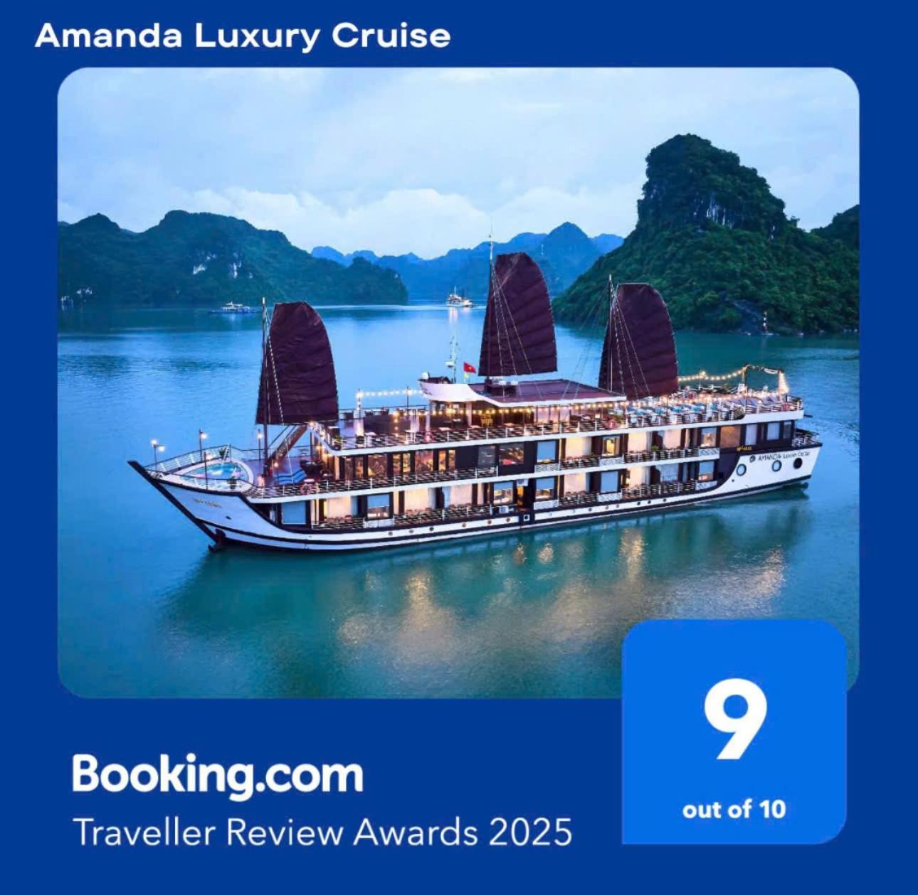 Отель Amanda Luxury Cruise Халонг Экстерьер фото